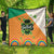 Ireland Irish Leprechaun with Shamrock Quilt Ireland 17th March Saint Patrick's Day