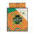 Ireland Irish Leprechaun with Shamrock Quilt Bed Set Ireland 17th March Saint Patrick's Day