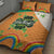 Ireland Irish Leprechaun with Shamrock Quilt Bed Set Ireland 17th March Saint Patrick's Day