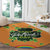 Ireland Irish Leprechaun with Shamrock Round Carpet Ireland 17th March Saint Patrick's Day