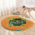 Ireland Irish Leprechaun with Shamrock Round Carpet Ireland 17th March Saint Patrick's Day