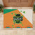 Ireland Irish Leprechaun with Shamrock Rubber Doormat Ireland 17th March Saint Patrick's Day