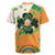 Ireland Irish Leprechaun with Shamrock Rugby Jersey Ireland 17th March Saint Patrick's Day