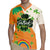 Ireland Irish Leprechaun with Shamrock Rugby Jersey Ireland 17th March Saint Patrick's Day