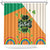 Ireland Irish Leprechaun with Shamrock Shower Curtain Ireland 17th March Saint Patrick's Day