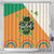 Ireland Irish Leprechaun with Shamrock Shower Curtain Ireland 17th March Saint Patrick's Day