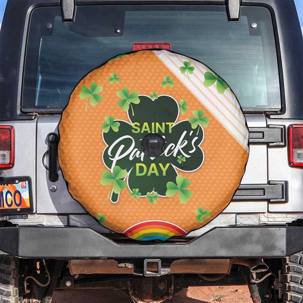 Ireland Irish Leprechaun with Shamrock Spare Tire Cover Ireland 17th March Saint Patrick's Day