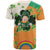 Ireland Irish Leprechaun with Shamrock T Shirt Ireland 17th March Saint Patrick's Day