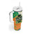 Ireland Irish Leprechaun with Shamrock Tumbler With Handle Ireland 17th March Saint Patrick's Day