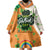 Ireland Irish Leprechaun with Shamrock Wearable Blanket Hoodie Ireland 17th March Saint Patrick's Day