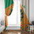 Ireland Irish Leprechaun with Shamrock Window Curtain Ireland 17th March Saint Patrick's Day