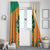 Ireland Irish Leprechaun with Shamrock Window Curtain Ireland 17th March Saint Patrick's Day