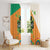 Ireland Irish Leprechaun with Shamrock Window Curtain Ireland 17th March Saint Patrick's Day