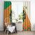 Ireland Irish Leprechaun with Shamrock Window Curtain Ireland 17th March Saint Patrick's Day