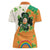 Ireland Irish Leprechaun with Shamrock Women Polo Shirt Ireland 17th March Saint Patrick's Day