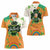 Ireland Irish Leprechaun with Shamrock Women Polo Shirt Ireland 17th March Saint Patrick's Day