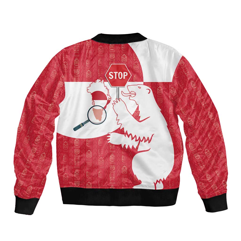 Greenland Not For Sale Bomber Jacket Polar Bear
