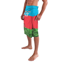 Custom Azerbaijan Football Lavalava Azerbaijan Pattern Buta