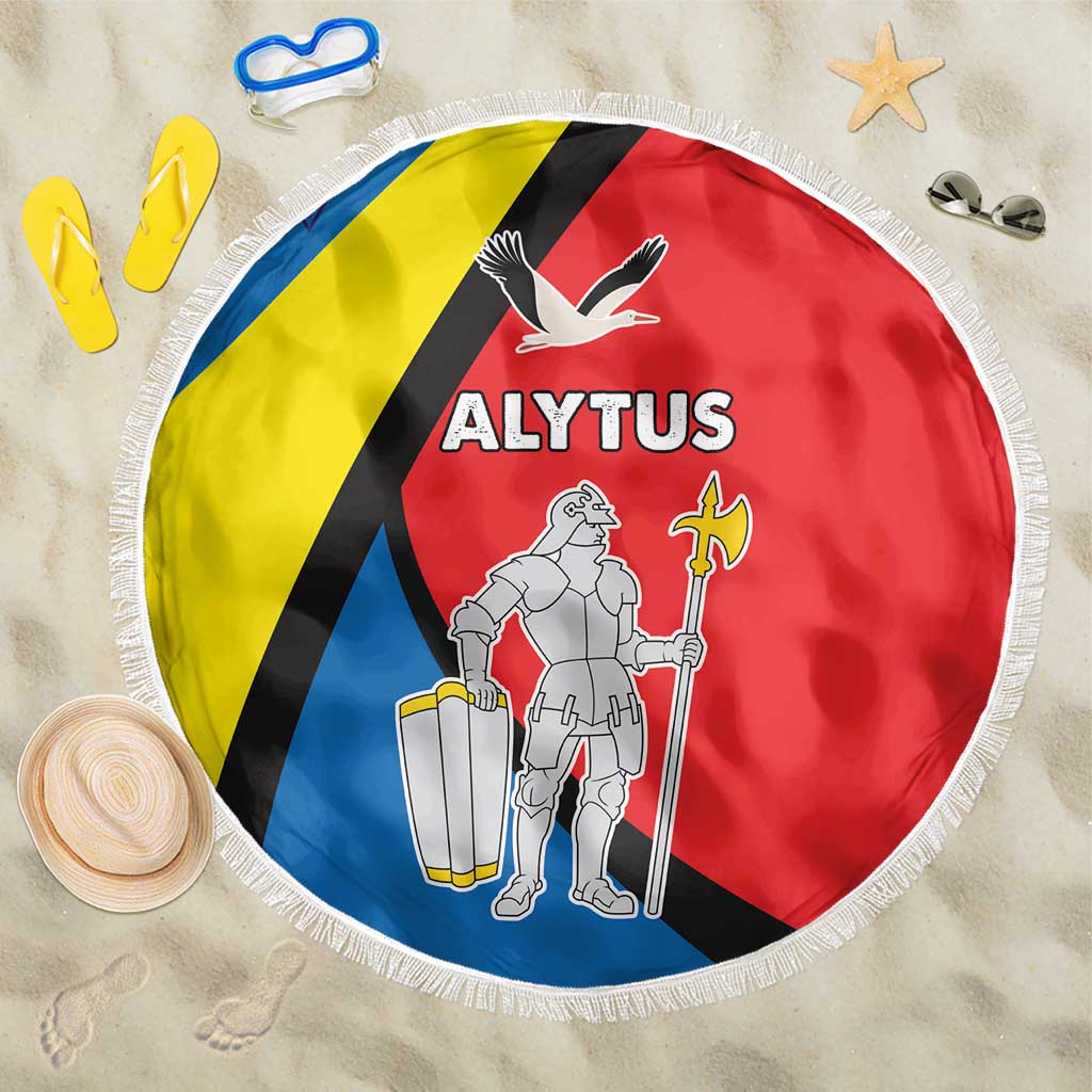 Lithuania Alytus County Beach Blanket Alytaus Apskritis Coat of Arms