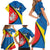 Lithuania Alytus County Family Matching Short Sleeve Bodycon Dress and Hawaiian Shirt Alytaus Apskritis Coat of Arms