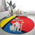 Lithuania Alytus County Round Carpet Alytaus Apskritis Coat of Arms LT17 - Wonder Print Shop