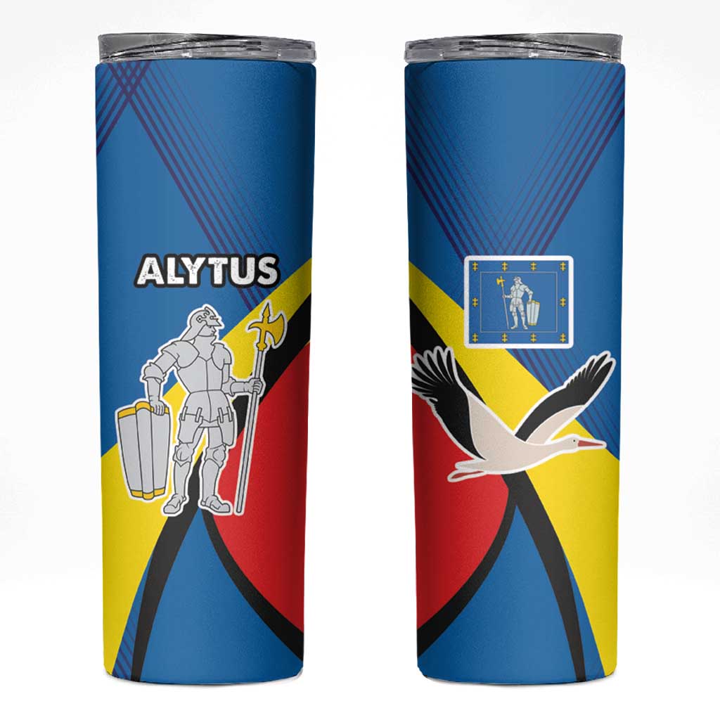 Lithuania Alytus County Skinny Tumbler Coat of Arms of Alytus Country LT17 - Wonder Print Shop