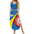 Lithuania Alytus County Summer Maxi Dress Alytaus Apskritis Coat of Arms LT17 - Wonder Print Shop