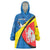 Lithuania Alytus County Wearable Blanket Hoodie Alytaus Apskritis Coat of Arms