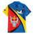 Lithuania Kaunas County Family Matching Off Shoulder Short Dress and Hawaiian Shirt Kauno Apskritis Coat of Arms