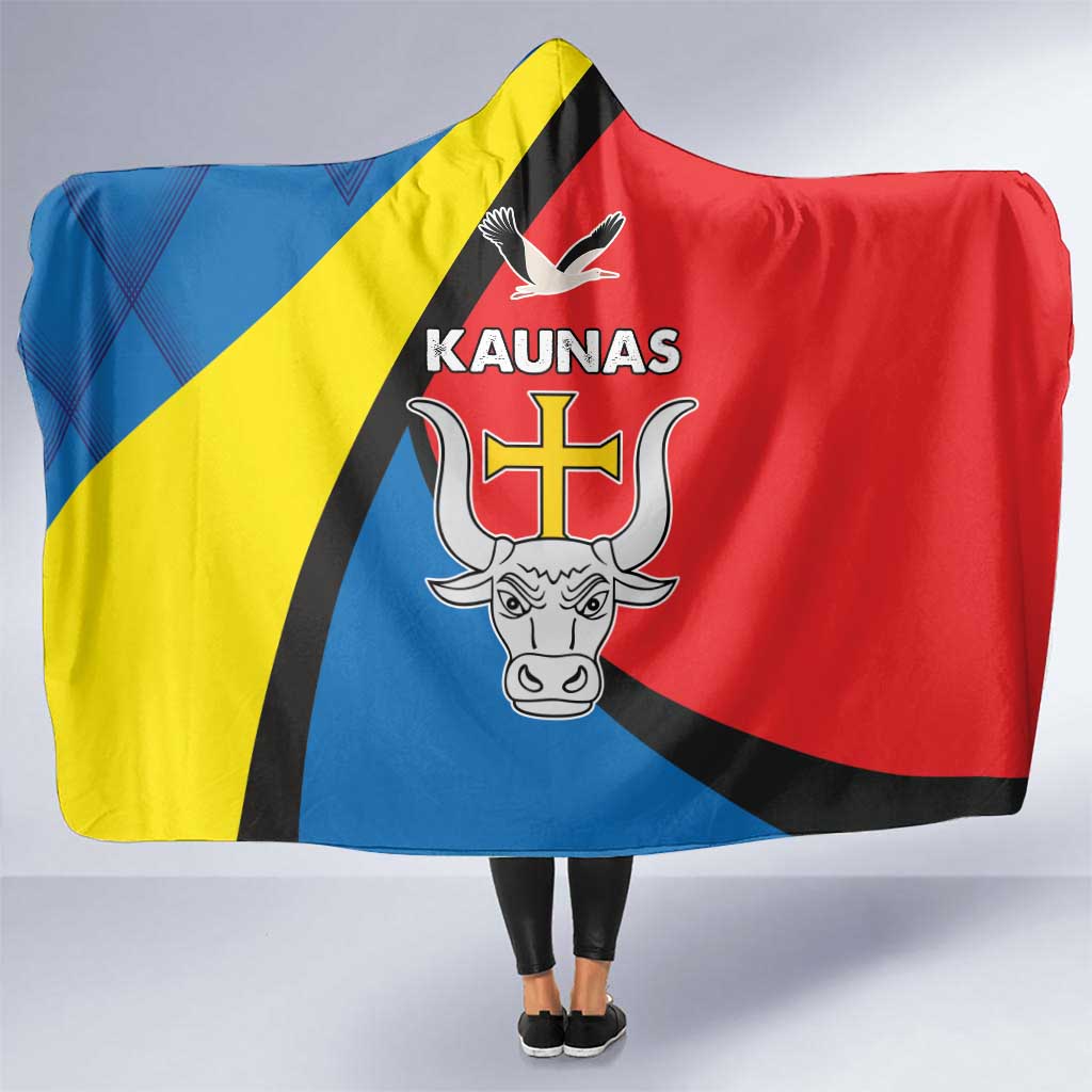 Lithuania Kaunas County Hooded Blanket Kauno Apskritis Coat of Arms