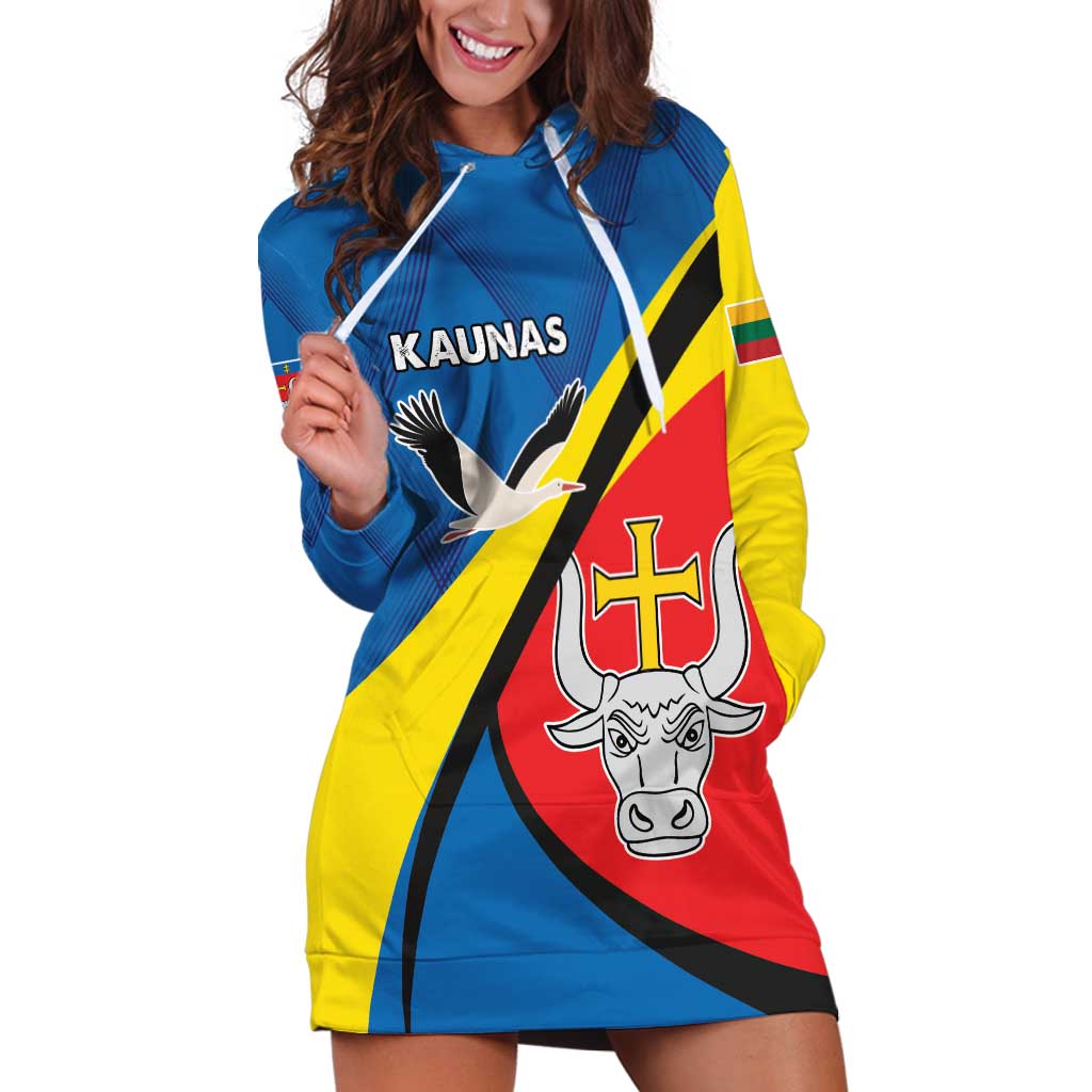 Lithuania Kaunas County Hoodie Dress Kauno Apskritis Coat of Arms