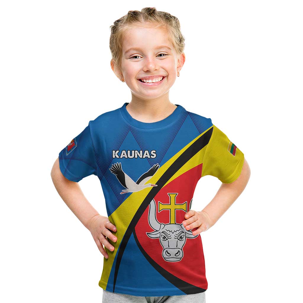 Lithuania Kaunas County Kid T Shirt Kauno Apskritis Coat of Arms