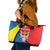 Lithuania Kaunas County Leather Tote Bag Kauno Apskritis Coat of Arms