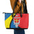 Lithuania Kaunas County Leather Tote Bag Kauno Apskritis Coat of Arms