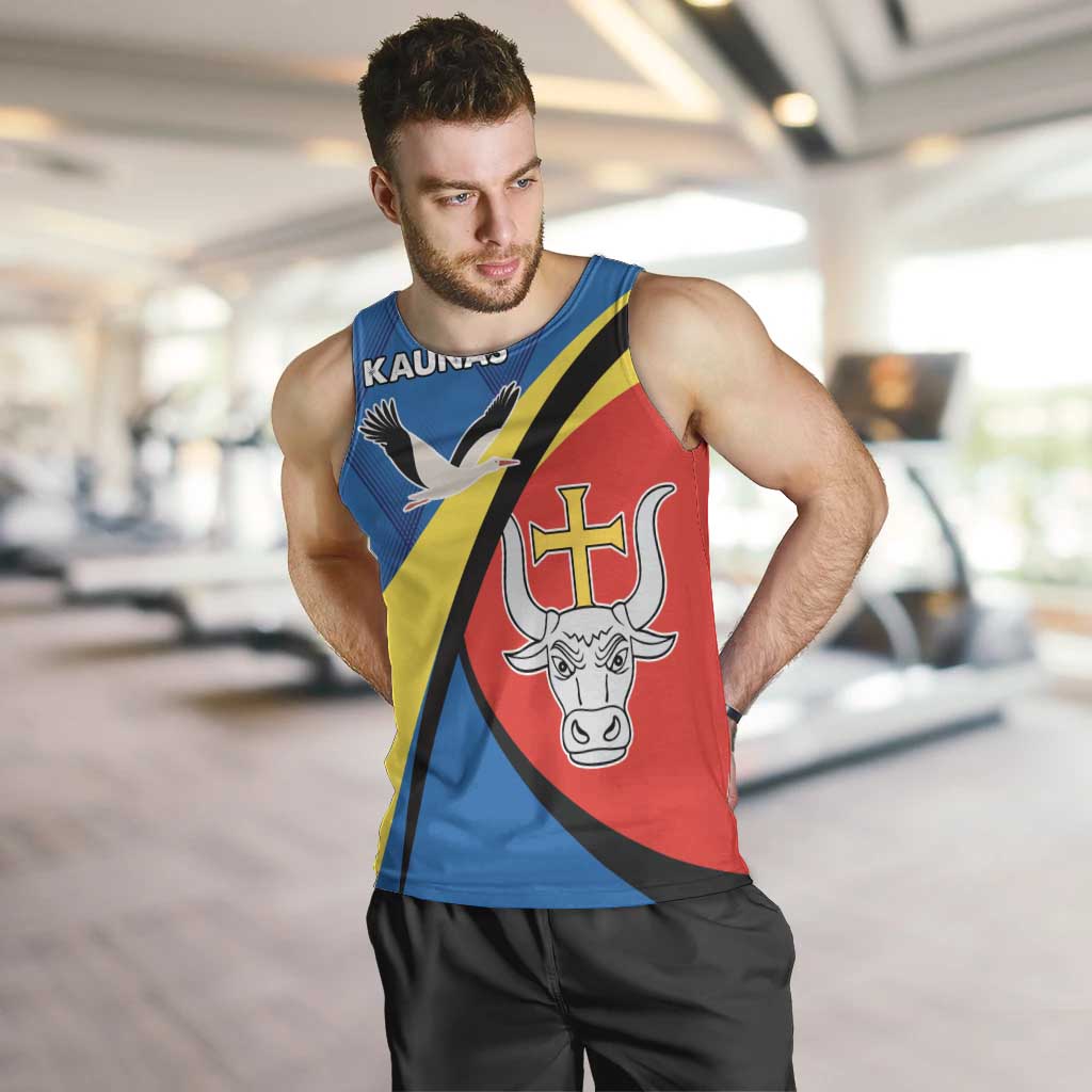 Lithuania Kaunas County Men Tank Top Kauno Apskritis Coat of Arms