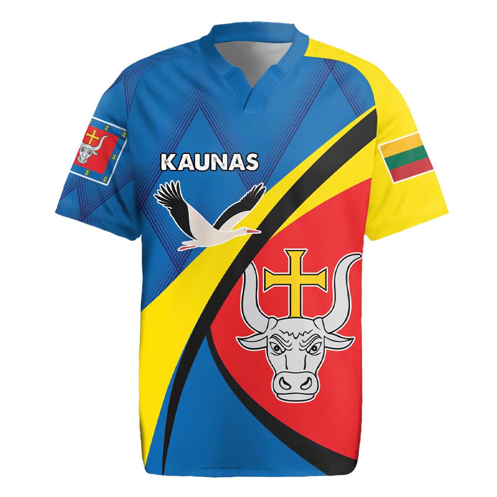 Lithuania Kaunas County Rugby Jersey Kauno Apskritis Coat of Arms LT17 - Wonder Print Shop