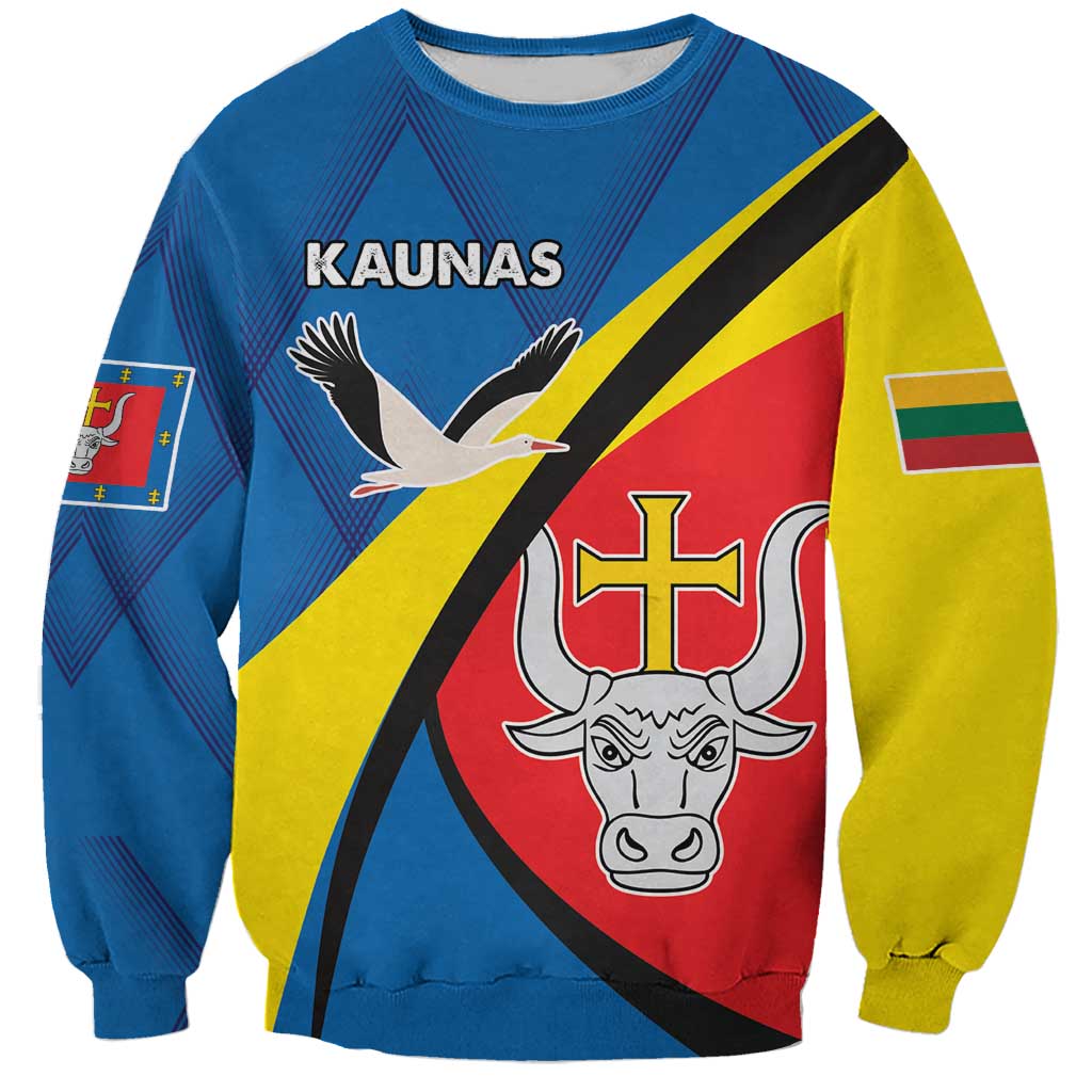 Lithuania Kaunas County Sweatshirt Kauno Apskritis Coat of Arms LT17 - Wonder Print Shop