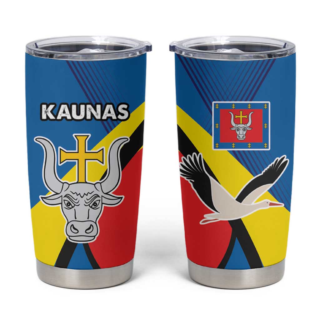 Lithuania Kaunas County Tumbler Cup Coat of Arms of Kaunas Country LT17 - Wonder Print Shop