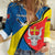 Lithuania Kaunas County Women Casual Shirt Kauno Apskritis Coat of Arms LT17 - Wonder Print Shop