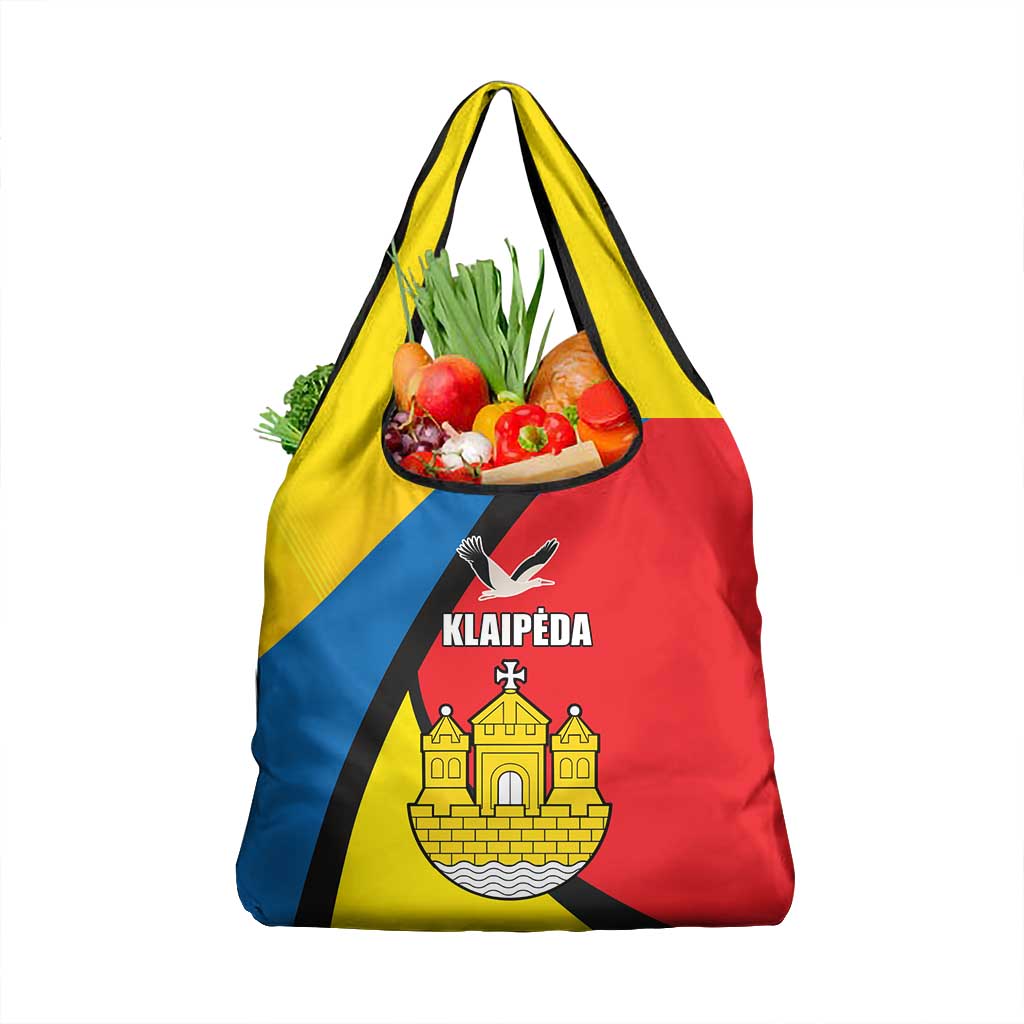 Lithuania Klaipeda Country Grocery Bag Klaipedos Apskritis Coat of Arms