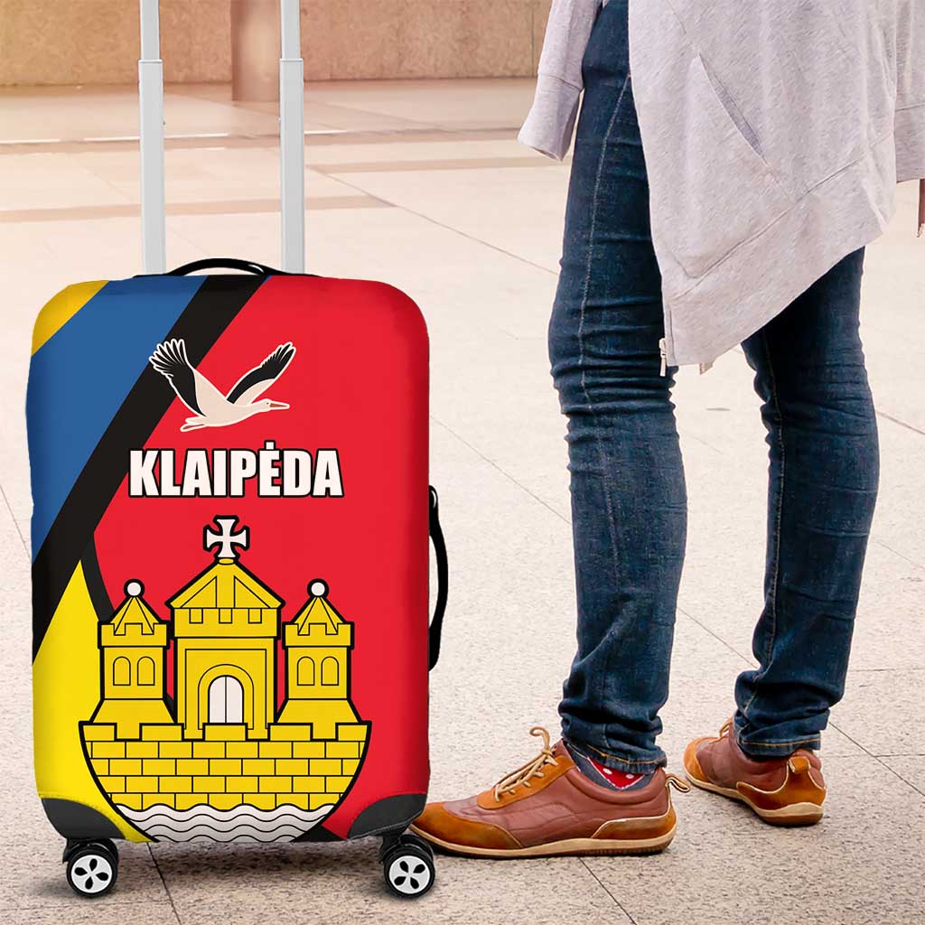 Lithuania Klaipeda Country Luggage Cover Klaipedos Apskritis Coat of Arms