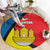 Lithuania Klaipeda Country Round Carpet Klaipedos Apskritis Coat of Arms LT17 - Wonder Print Shop