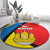 Lithuania Klaipeda Country Round Carpet Klaipedos Apskritis Coat of Arms LT17 - Wonder Print Shop