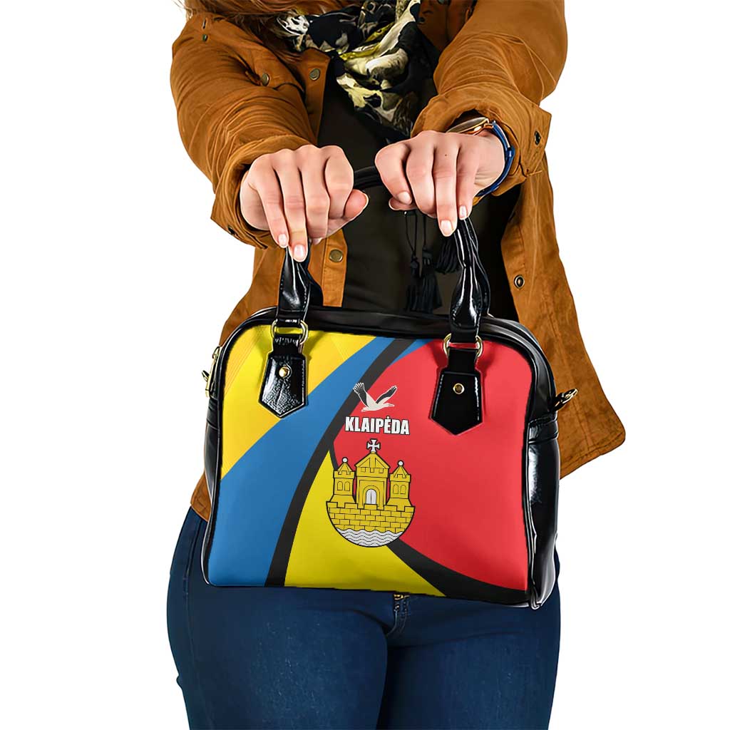 Lithuania Klaipeda Country Shoulder Handbag Klaipedos Apskritis Coat of Arms LT17 - Wonder Print Shop