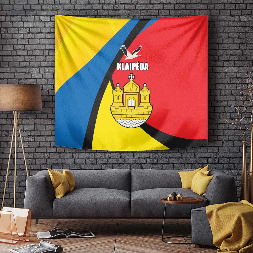 Lithuania Klaipeda Country Tapestry Klaipedos Apskritis Coat of Arms LT17 - Wonder Print Shop