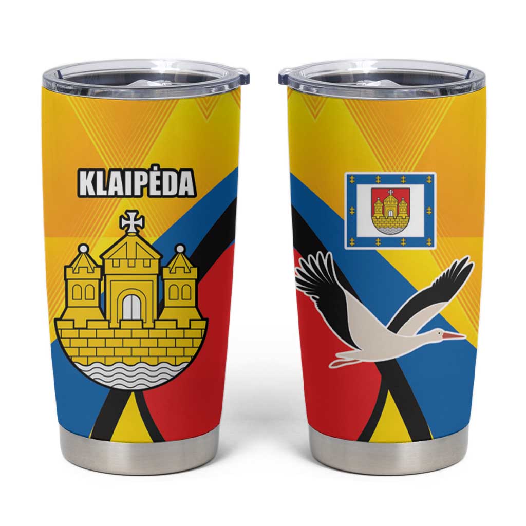 Lithuania Klaipėda Country Tumbler Cup Coat of Arms of Klaipėda Country LT17 - Wonder Print Shop