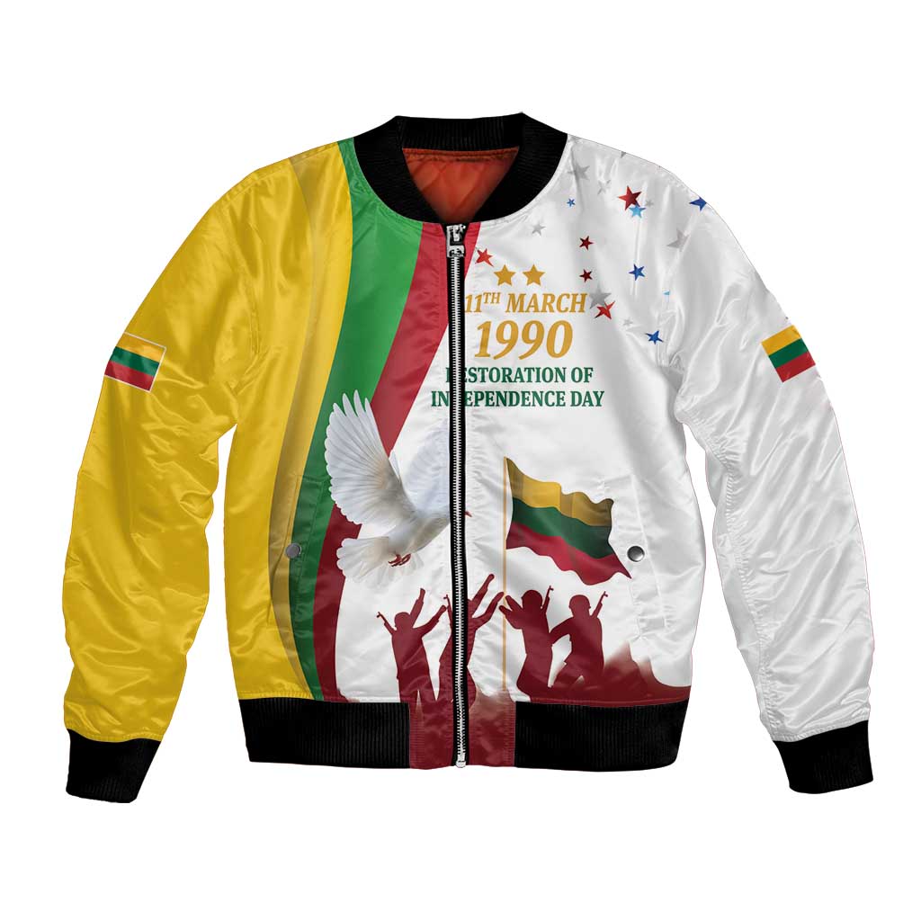 Lithuania Restoration of Independence Day Bomber Jacket 11th March 1990