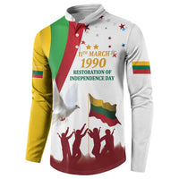 Independence day graphic button sweatshirt, white with colorful flag stripes and dove