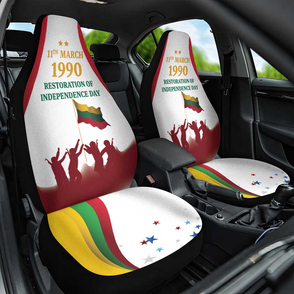 Lithuania Restoration of Independence Day Car Seat Cover 11th March 1990