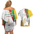 Lithuania Restoration of Independence Day Couples Matching Off Shoulder Short Dress and Hawaiian Shirt 11th March 1990